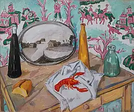 Nature morte au homard (1907), Cologne, musée Ludwig.