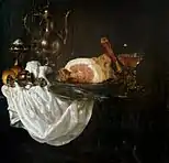 Nature morte au jambon, 1656Musée de Budapest