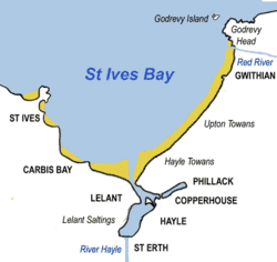 Schéma de St Ives Bay