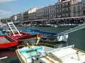 Barques de joutes à Sète en 2005.