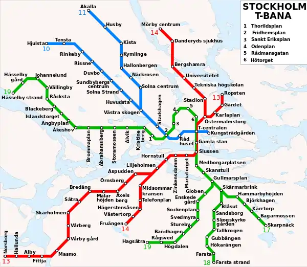 Voir la carte de la ligne.