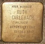 Ruth Carlebach (1926-1942)