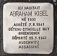 Abraham Kibel, rue Marie Danse, 39 à Charleroi.