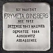 Frymeta Ginsberg, rue de l'Énergie, 64 à Marcinelle.