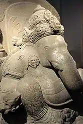 Statue de Ganesha, une divinité hindoue ; 1275-1300 ; Musée d'ethnologie, Leyde