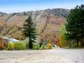 L'automne au centre de ski.