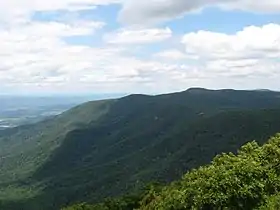 Vue du Stony Man en juillet 2009.