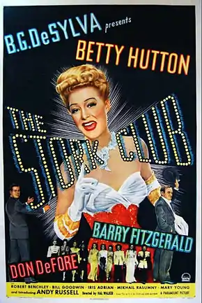 Description de l'image Stork Club poster.jpg.