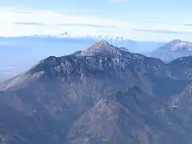 Vue du Storžič depuis le Kalški greben.