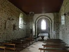 L'intérieur de l'église.