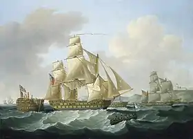 illustration de HMS Caesar (1793)