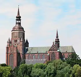 L'église Sainte-Marie de Stralsund.