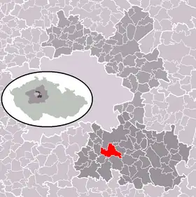 Localisation de Strančice