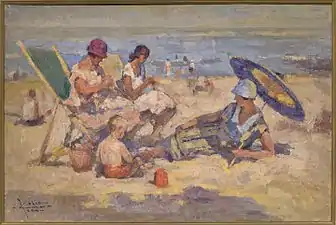 Les Plaisirs de la plage, ca 1917