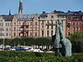 Strandvägen vue du Djurgårdsbron.