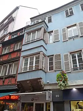 Image illustrative de l’article Maison au 20, rue Gutenberg à Strasbourg