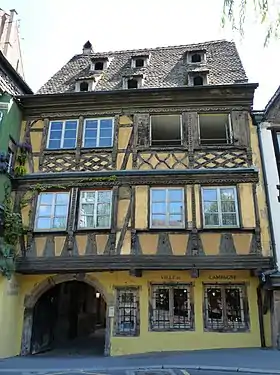 Image illustrative de l’article Maison au 23, quai des Bateliers à Strasbourg