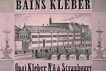 Bains Kléber, quai Kléber no 8 (1850)
