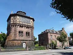 Château d'eau de la gare de Strasbourg-Ville.