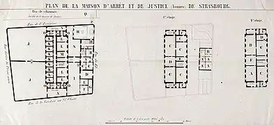 Plan (vers 1840).