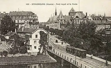 Pont Royal et la Poste (1899)