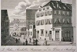 Wissant : Restaurant à l'angle de la rue du Dôme (à droite) et de la rue Brûlée.