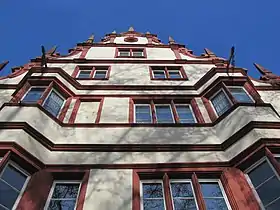 Maison Lauth (maison Kauw)façade sur rue, toiture