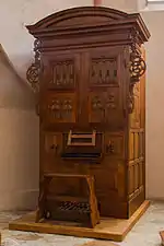 Orgue positif d’Andreas Silbermann (1719).]