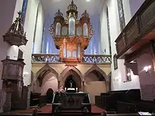 Jubé de l'église protestante Saint-Guillaume à Strasbourg