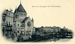 Panorama vers le quai Kléber en 1898.