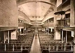 Strasbourg synagogue rue Sainte Hélène intérieur 1890.