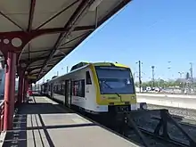 Train de l'Ortenau-S-Bahn, stationné en gare.