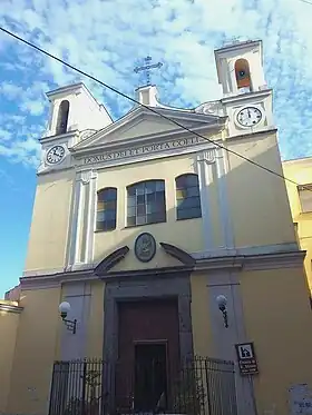 Façade de l'église