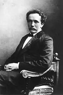 Photographie en noir et blanc de Richard Strauss.