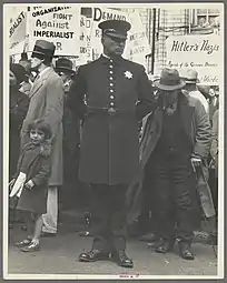 Manifestation. San Francisco. Août 1936.