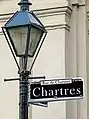 La rue de Chartres à la Nouvelle-Orléans