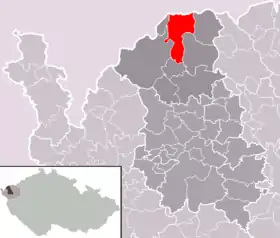 Localisation de Stříbrná