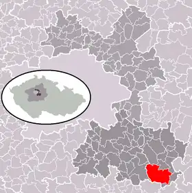 Localisation de Stříbrná Skalice