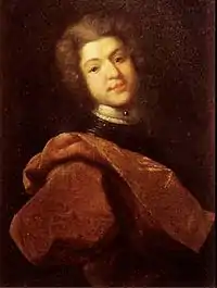 Baron Sergueï Grigorievitch Stroganov (1707-1756), son fils cadet, une œuvre du peintre russe Roman Nikitin