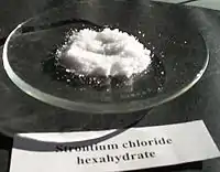 Image illustrative de l’article Chlorure de strontium