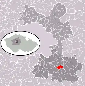 Localisation de Struhařov