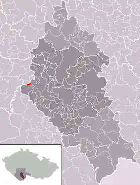Localisation de Strýčice