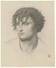 Tête de jeune homme(vers 1840).Amsterdam, Rijksmuseum.