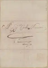 signature de Carlo Maratta