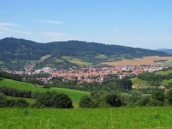 Vue générale de Sušice.