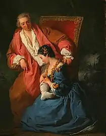 La Courtisane amoureuse, musée du Louvre, Paris.