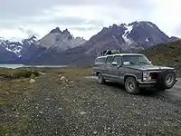 La route Prudhoe Bay-Ushuaïa ici : Torres del Paine, au Chili