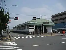 Vue extérieure de la station