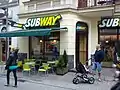 Un restaurant Subway à Poznan, en Pologne.