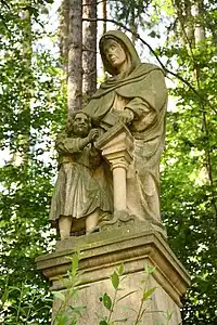 Statue de Sainte-Anne.